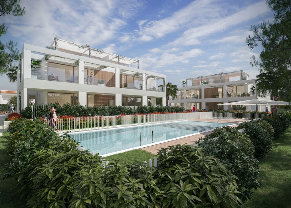 Fantastic newly built penthouse with roof terrace in Cala d´Or for sale